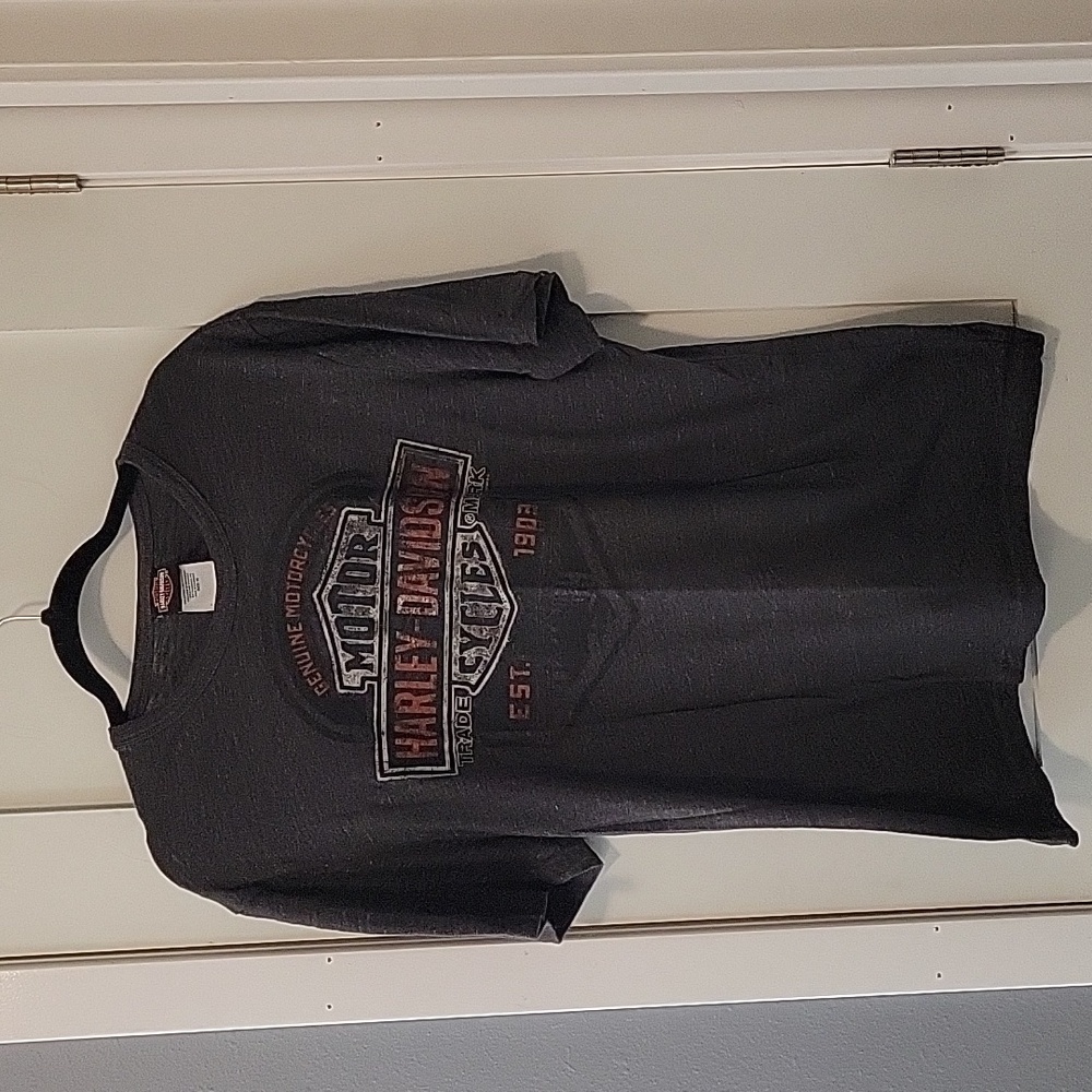 HD Unisex TShirt; Medium; Gray Burnout Style